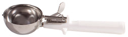 Ice Cream Disher, Size 6, One-piece Hdl, White (12 Each)-cityfoodequipment.com