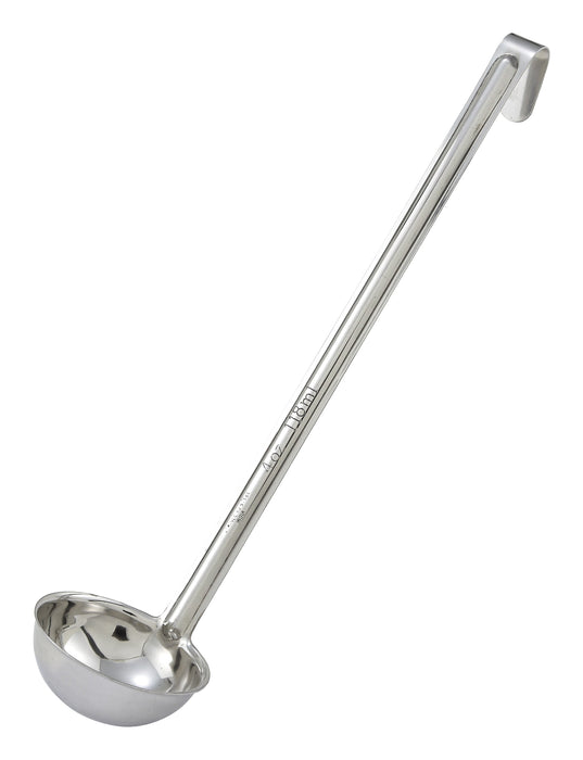 4oz Ladle, One-piece, S/S (12 Each)-cityfoodequipment.com