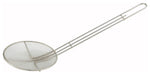 6-1/2" Mesh Skimmer, Round, Nickel Plated (12 Each)-cityfoodequipment.com