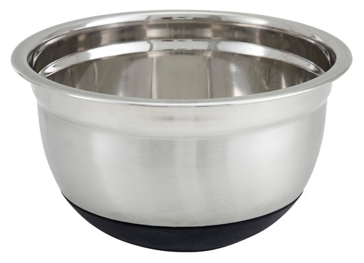 1.5qt Mixing Bowl, Silicone Base, S/S (12 Each)-cityfoodequipment.com