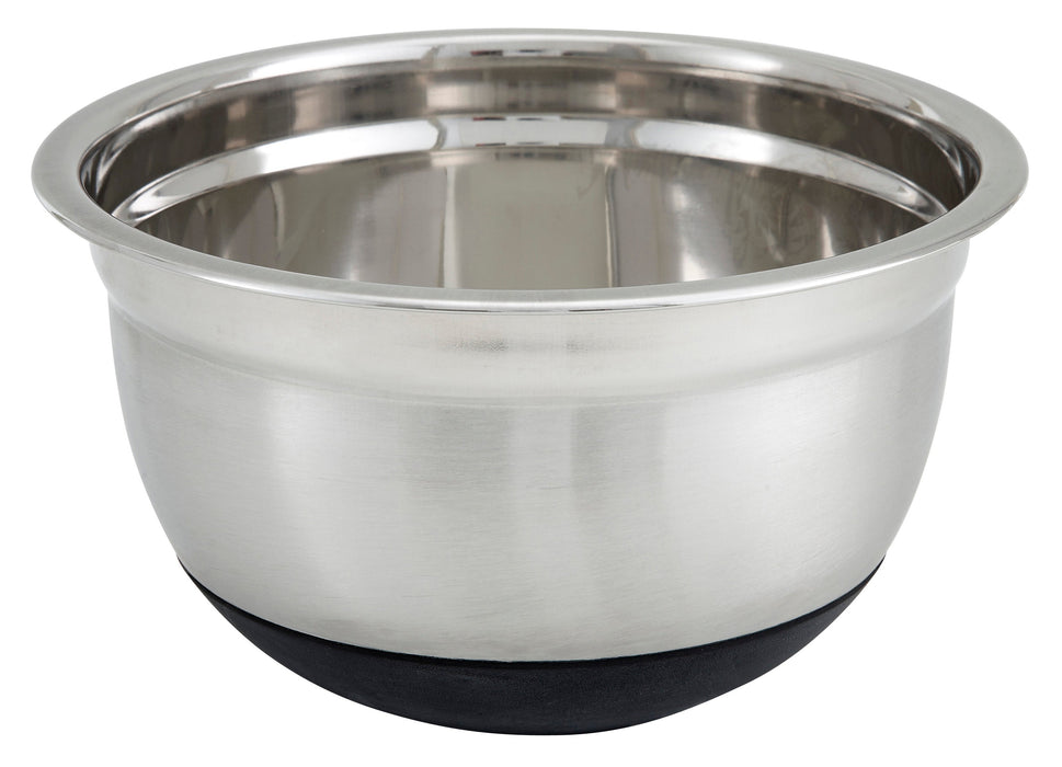 1.5qt Mixing Bowl, Silicone Base, S/S (12 Each)-cityfoodequipment.com