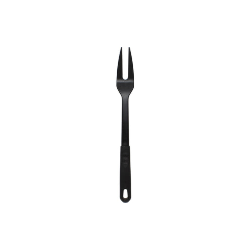 12 3/4" NYLON HEAT RESISTANT 2-RPONG FORK, BLACK, 410°F LOT OF 12 (Ea)-cityfoodequipment.com