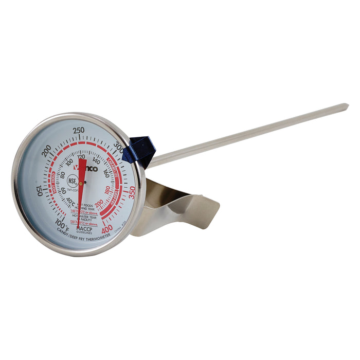 Deepfry/Candy Thermometer, 2" Dial, 12" Probe (12 Each)-cityfoodequipment.com