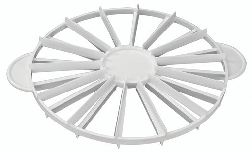 Double-sided Cake Marker, 14 & 16 Slices, White (12 Each)-cityfoodequipment.com