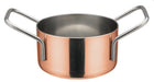 Mini Casserole, 3-1/8"Dia x 1-3/4"H, Copper Plated (12 Each)-cityfoodequipment.com