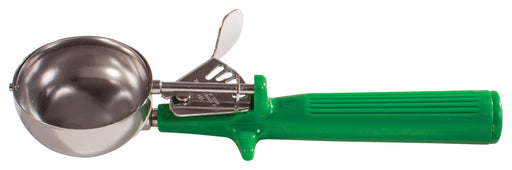 Ice Cream Disher, Size 12, One-piece Hdl, Green (12 Each)-cityfoodequipment.com