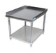 S/S Equipment Stand W/Undershelf 3 Sided 2"Riser 48X30-cityfoodequipment.com