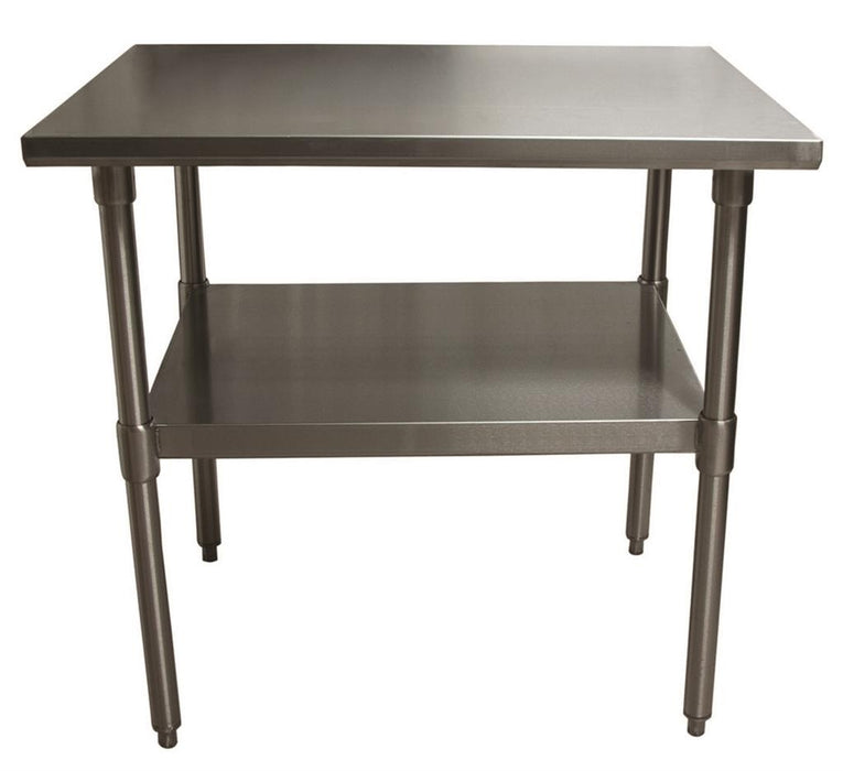 16 ga. S/S Work Table With S/S Shelf 36"Wx24"D-cityfoodequipment.com