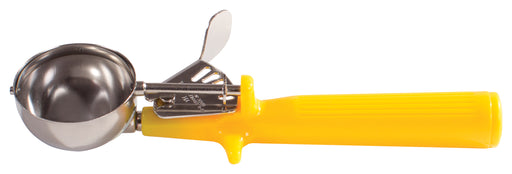 Ice Cream Disher, Size 20, One-piece Hdl, Yellow (12 Each)-cityfoodequipment.com