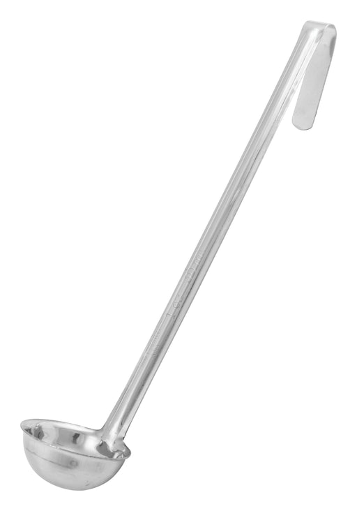 Winco Prime One-piece S/S 1oz Ladle, NSF (12 Each)-cityfoodequipment.com