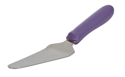 Pie Server w/Offset, Purple PP Hdl, 4-5/8" x 2-3/8" Blade, Allergen Free (12 Each)-cityfoodequipment.com