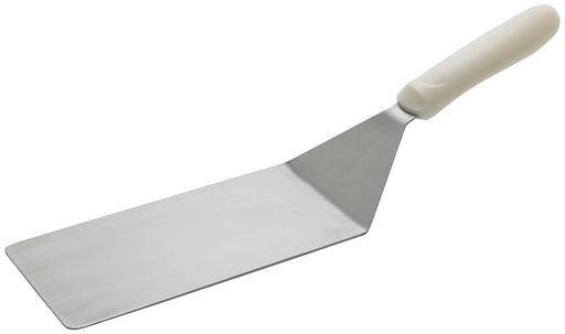 Turner w/Offset, White PP Hdl, 8" x 4" Blade (12 Each)-cityfoodequipment.com