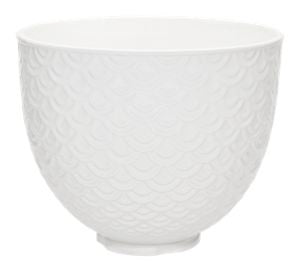 5 Quart White Gardenia Ceramic Bowl White Gardenia KSM2CB5PWG