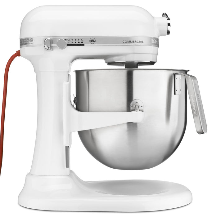 KitchenAid KSMC7QDH Stainless Steel Dough Hook Attachment for 7 and 8 Qt.  Commercial Stand Mixers