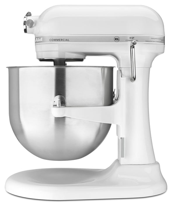 KitchenAid - Dough Mixer, 8 qt NSF Commercial Series - White - KSM8990WH
