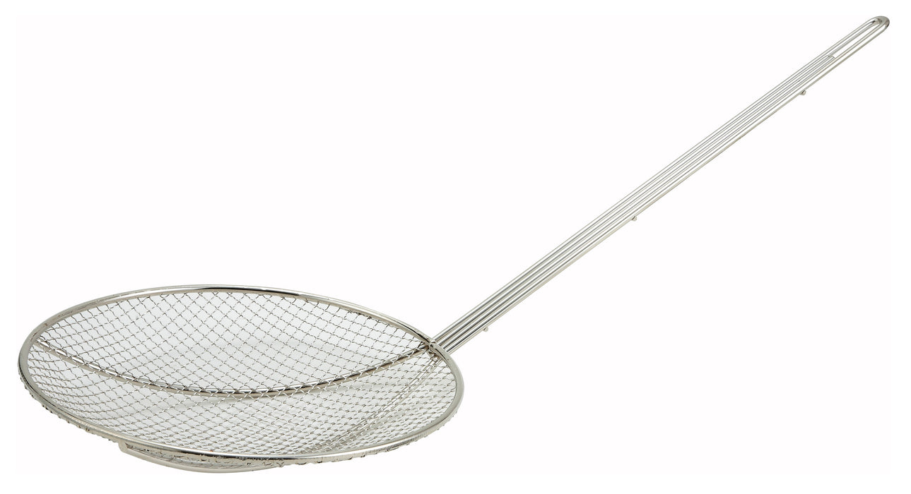 8" Wire Skimmer, Nickel Plated (12 Each)-cityfoodequipment.com