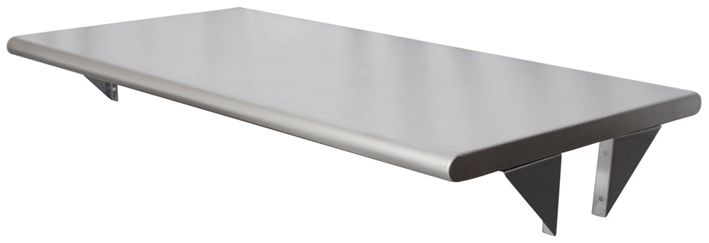 S/S Pass-Thru Shelf 24" x 120" 16 Ga T-304-cityfoodequipment.com