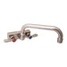 Evolution 4" Splash Mount S/S Faucet, 6" Swing Spout-cityfoodequipment.com