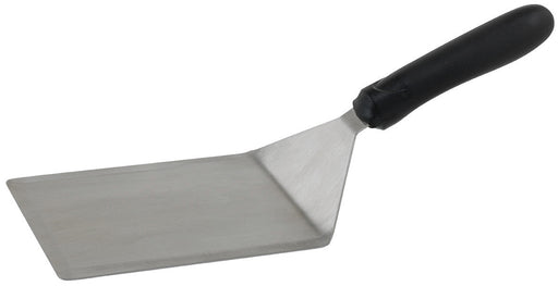 Extra Heavy Turner w/Cutting Edge, Black PP Hdl, 5" x 6" Blade (12 Each)-cityfoodequipment.com