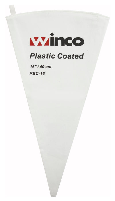 16" Pastry Bag, Cotton w/Plastic Coating (12 Each)-cityfoodequipment.com