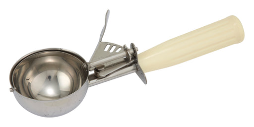 Ice Cream Disher, Size 10, Plastic Hdl, Ivory (12 Each)-cityfoodequipment.com