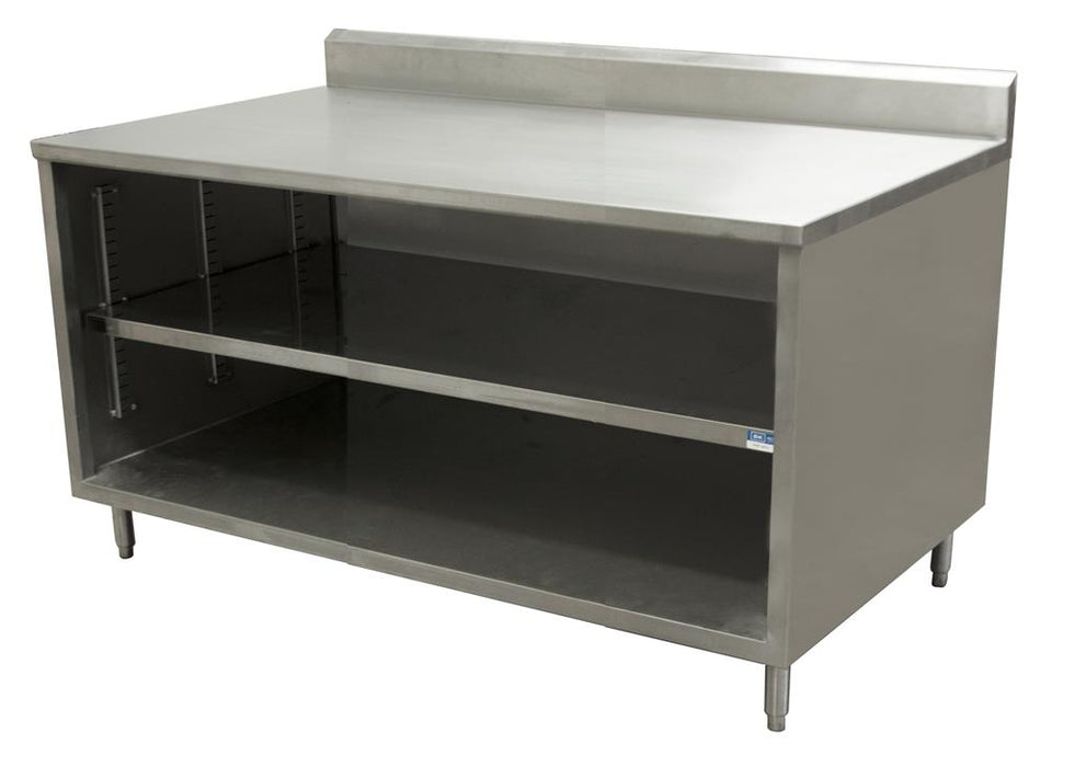 30" X 48" S/S Cabinet Base Chef Table 5" Riser-cityfoodequipment.com