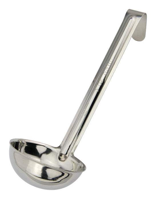 3oz Ladle w/6" Hdl, One-piece, S/S (12 Each)-cityfoodequipment.com