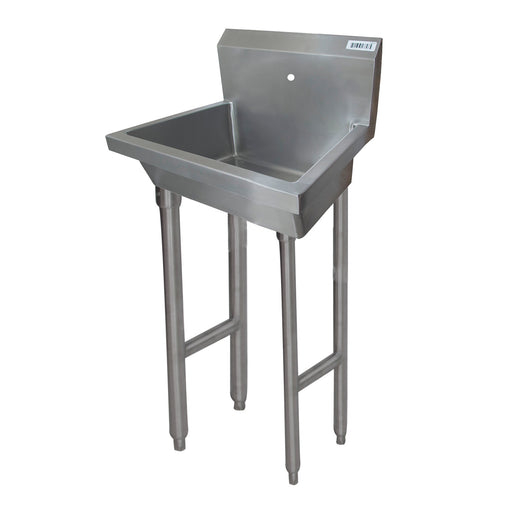 24" Freestanding Single Station Handwash Sink with Splash Mount-cityfoodequipment.com