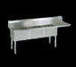 Sink, three Compartment, 98-1/2"W x 29-13/16" D x-cityfoodequipment.com