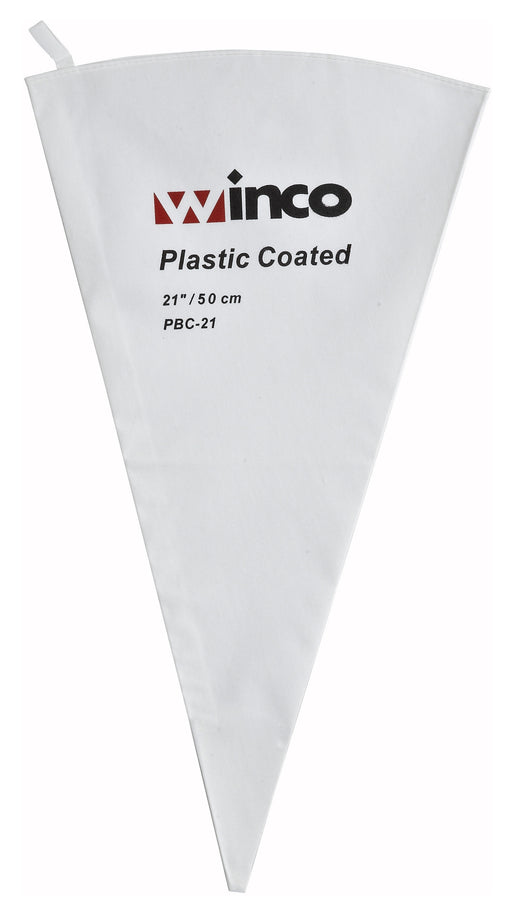 21" Pastry Bag, Cotton w/Plastic Coating (12 Each)-cityfoodequipment.com