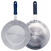 8" Induction Ready Alu Fry Pan, w/ S/S Bottom, w/Sleeve, Natural Finish (6 Each)-cityfoodequipment.com