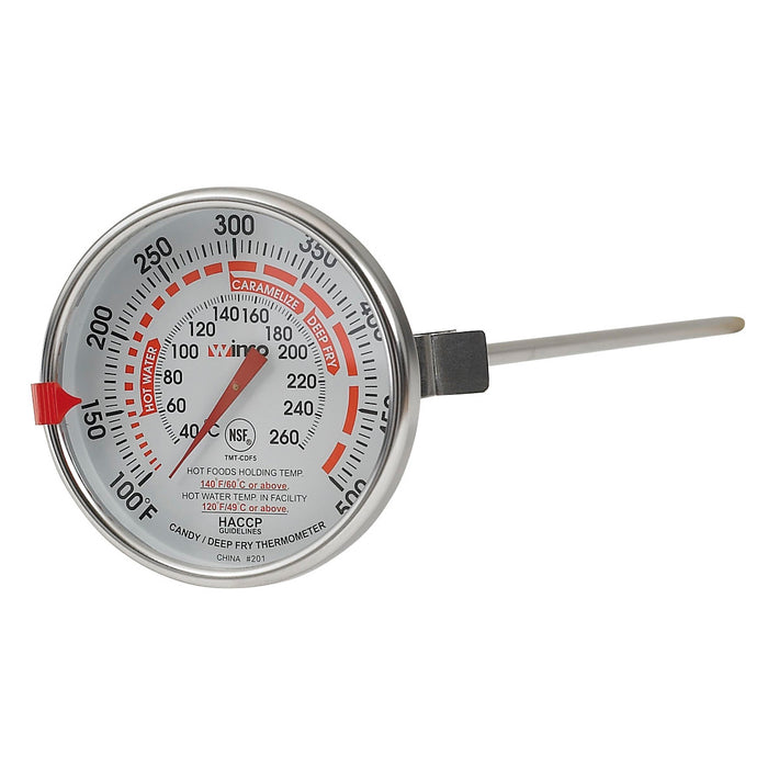 Deepfry/Candy Thermometer, 3" Dial, 12" Probe (12 Each)-cityfoodequipment.com