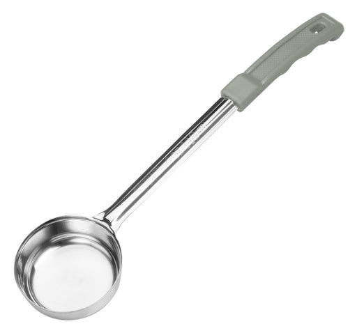 Winco Prime One-piece S/S 4oz Solid Food Portioner, Gray, NSF (12 Each)-cityfoodequipment.com