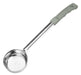 Winco Prime One-piece S/S 4oz Solid Food Portioner, Gray, NSF (12 Each)-cityfoodequipment.com