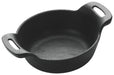 Mini Cast Iron, Induction Server, Round, 12 Oz, 5-1/8" Dia, Matte Black Enamel (6 Each)-cityfoodequipment.com