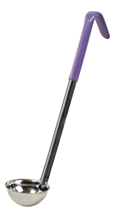 2oz, Ladle, One-piece, Purple, S/S, Allergen Free (12 Each)-cityfoodequipment.com