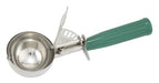 Ice Cream Disher, Size 12, Plastic Hdl, Green (12 Each)-cityfoodequipment.com