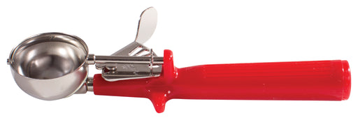 Ice Cream Disher, Size 24, One-piece Hdl, Red (12 Each)-cityfoodequipment.com