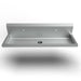 60" Wall Mount 2 Station Handwash Sink with Single Hole Splash Mount-cityfoodequipment.com