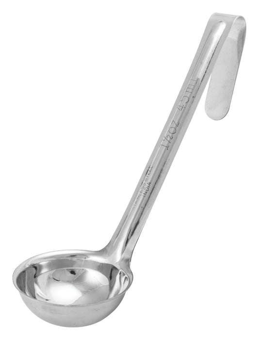 1-1/2oz Ladle w/6" Hdl, One-piece, S/S (12 Each)-cityfoodequipment.com