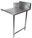 36" Clean Dishtable Right Side S/S Legs & Bracing-cityfoodequipment.com