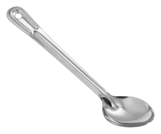 13" Solid Basting Spoon, 1.5mm, S/S (12 Each)-cityfoodequipment.com