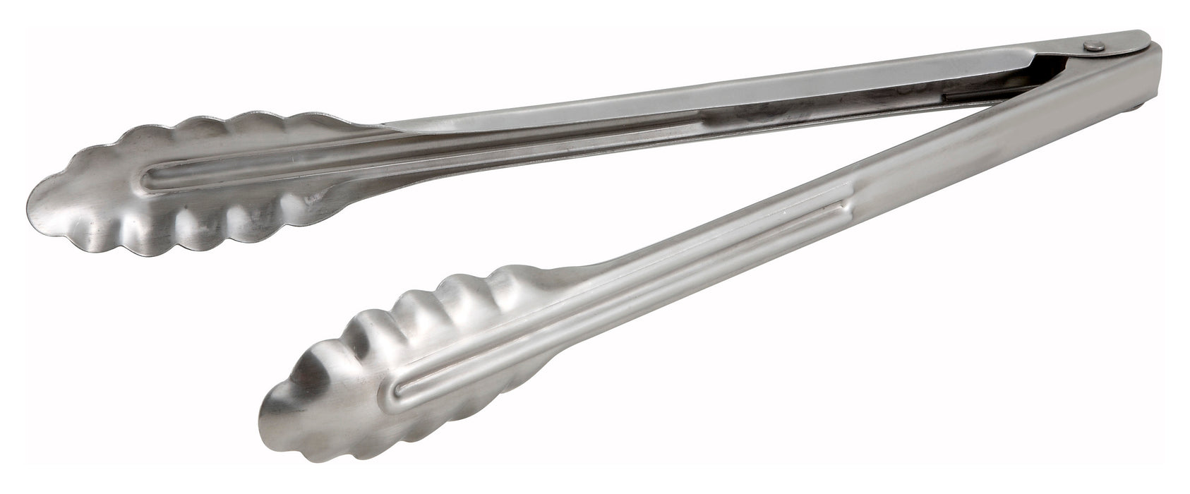 12" S/S Utility Tong, Heavyweight, 0.9mm (12 Each)-cityfoodequipment.com