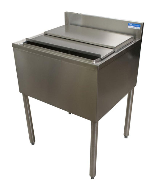 36"X 21" Ice Bin & Lid w/ 7 Circuit Cold Plate S/S w/ Drain-cityfoodequipment.com