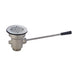 Lever Waste Valve,Straight Drain,8-1/2"handle, 3-1/2"Sink Opening-cityfoodequipment.com