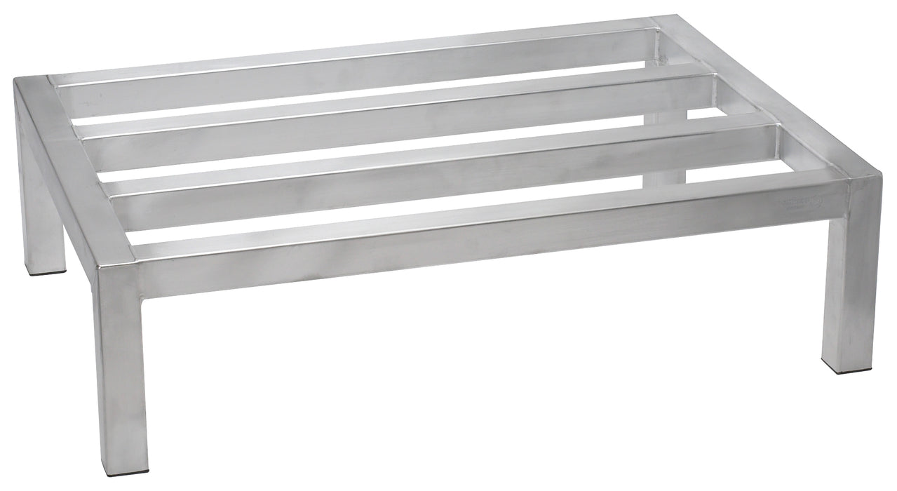 Dunnage Rack, 14" x 36" x 8", Aluminum, NSF (6 Each)-cityfoodequipment.com