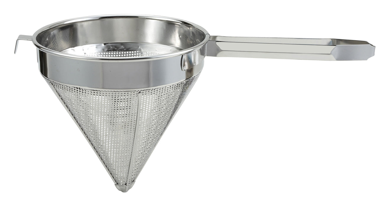 8" China Cap Strainer, Coarse , S/S (4 Each)-cityfoodequipment.com