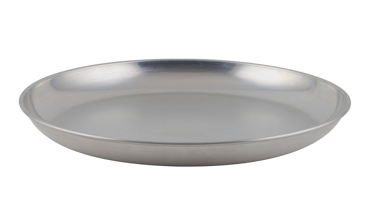 Aluminum Seafood Tray, 120 oz., 13-3/4" Dia. X 1-1/2" Depth (12 Each)-cityfoodequipment.com