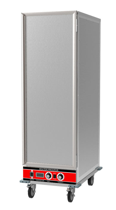 BevLes Full Size Insulated HPC Proofing & Holding Cabinet, in Silver-cityfoodequipment.com